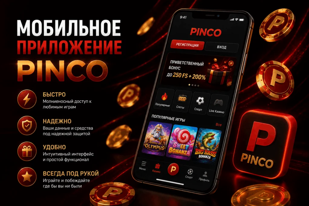 Мобильное приложение Pinco